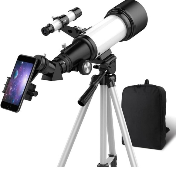 Telescope, Telescopes for Adults, Telescope for Kids Beginners 70mm Aperture 400 - Picture 1 of 16
